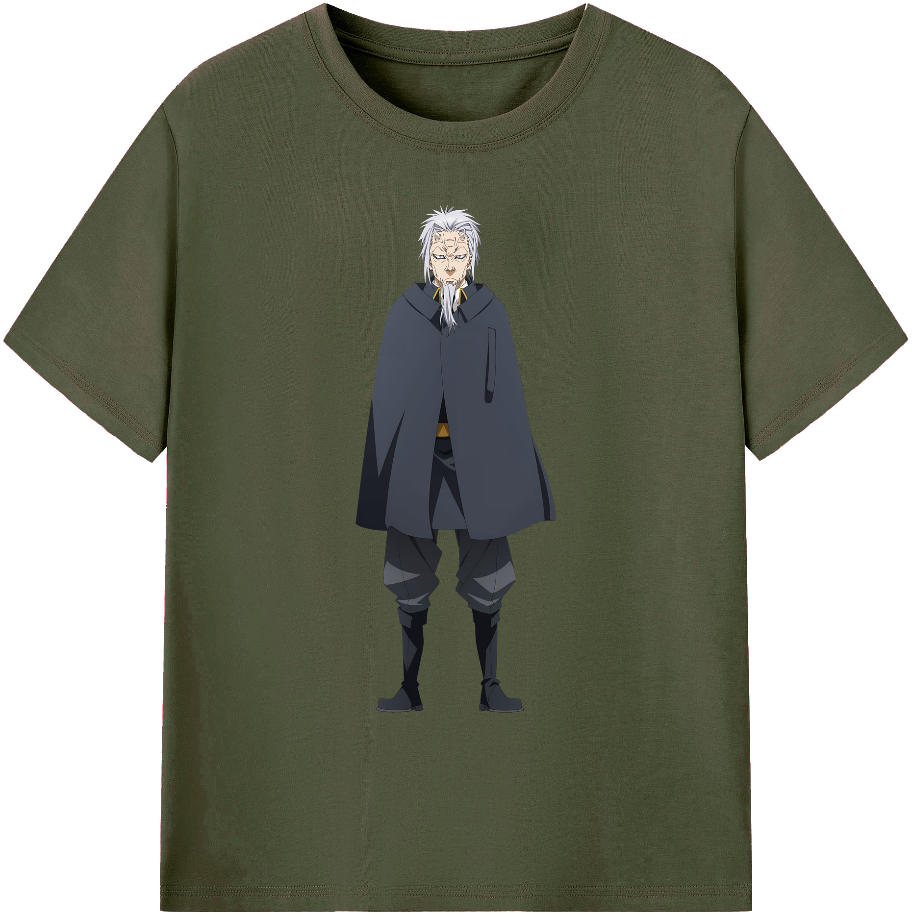 （画像用） 転スラ Regarding Reincarnated to Slime 綿100％ メンズ半袖Tシャツ｜肌触りやわらか＆通気性